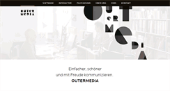 Desktop Screenshot of outermedia.de