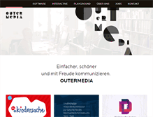 Tablet Screenshot of outermedia.de